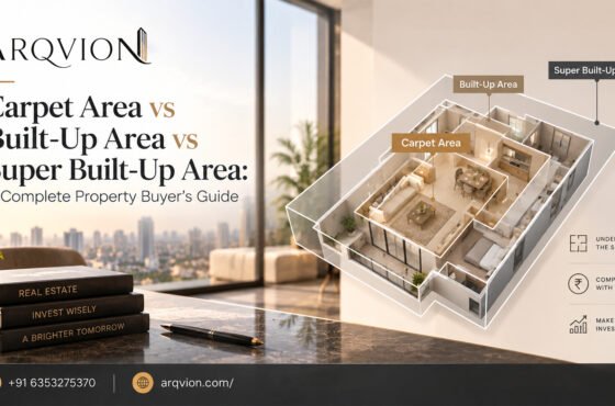 Carpet Area vs Built-Up Area vs Super Built-Up Area: A Complete Property Buyer’s Guide